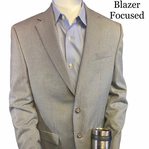 Lauren RL Grey 2 Button Blazer 40L